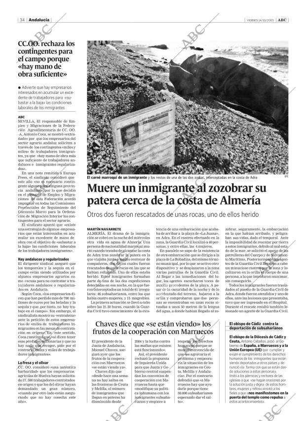 ABC SEVILLA 14-10-2005 página 34