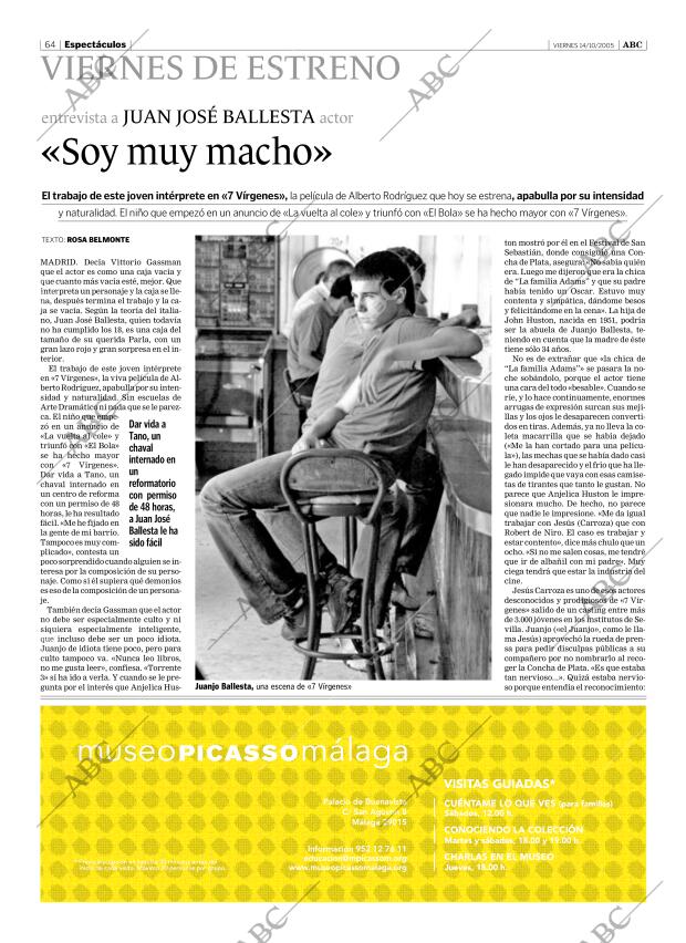 ABC SEVILLA 14-10-2005 página 64