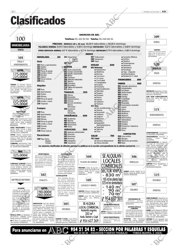 ABC SEVILLA 14-10-2005 página 80