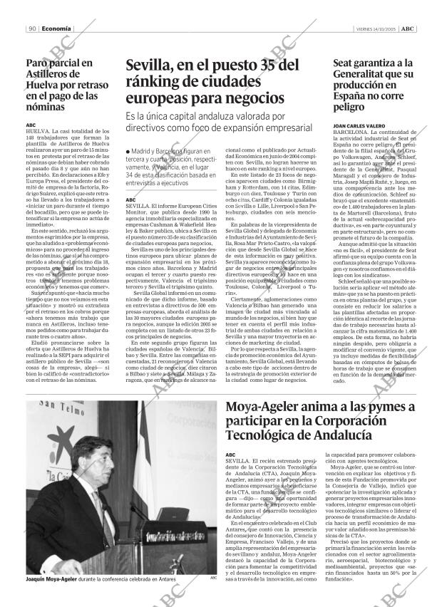 ABC SEVILLA 14-10-2005 página 90