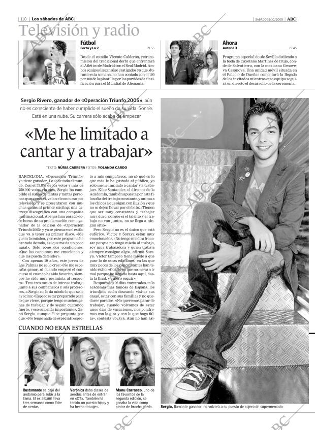 ABC MADRID 15-10-2005 página 110