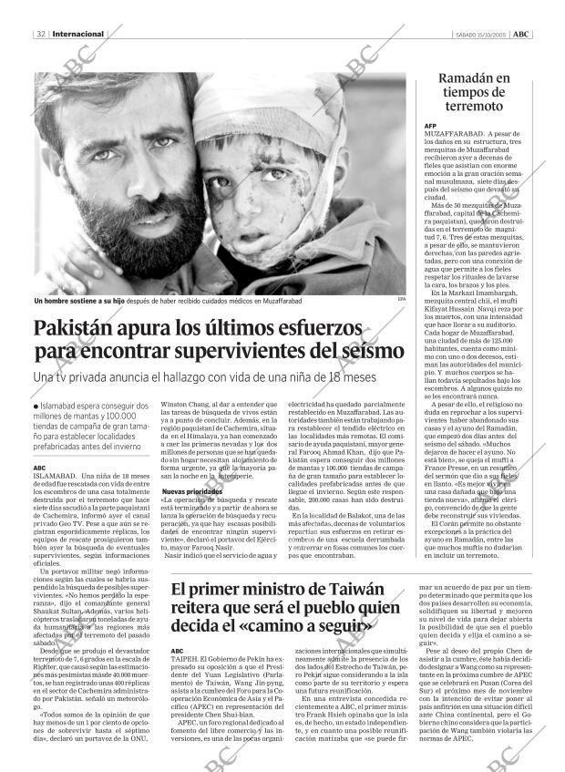 ABC MADRID 15-10-2005 página 32