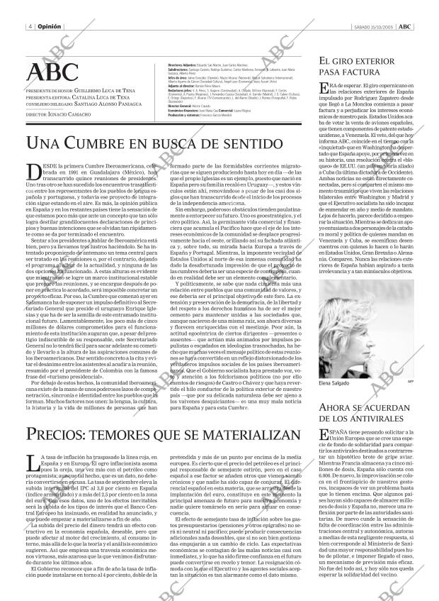 ABC MADRID 15-10-2005 página 4