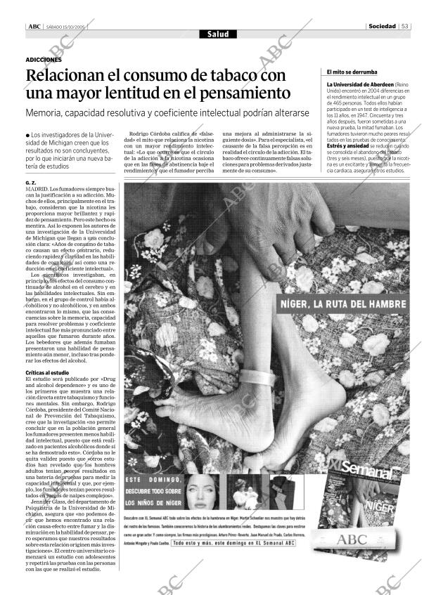 ABC MADRID 15-10-2005 página 53
