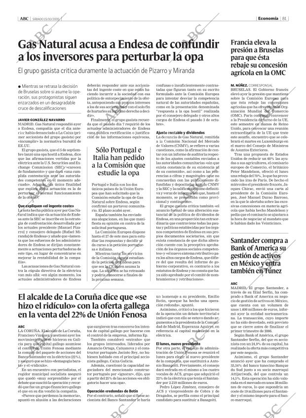 ABC MADRID 15-10-2005 página 81