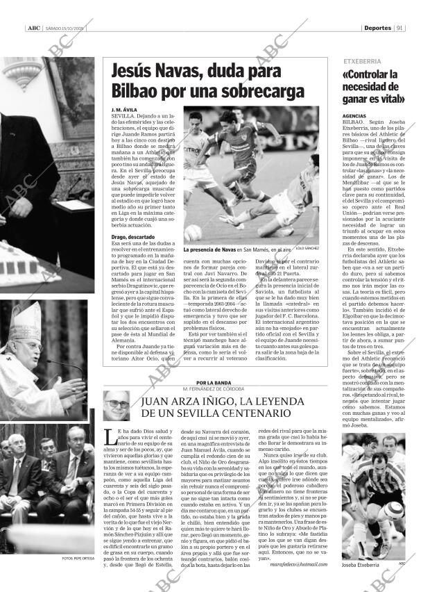 ABC SEVILLA 15-10-2005 página 91