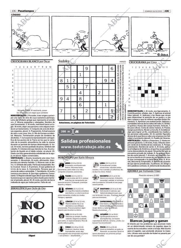 ABC MADRID 16-10-2005 página 106