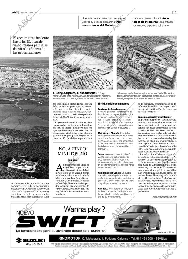 ABC SEVILLA 16-10-2005 página 15