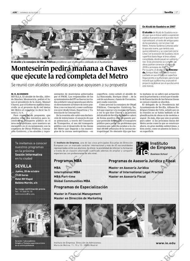 ABC SEVILLA 16-10-2005 página 17