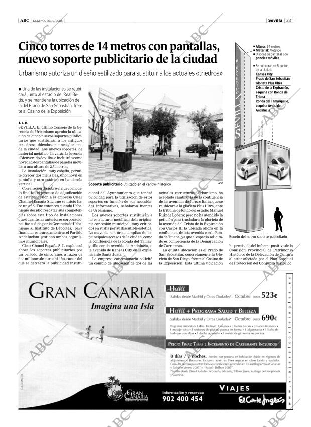 ABC SEVILLA 16-10-2005 página 23