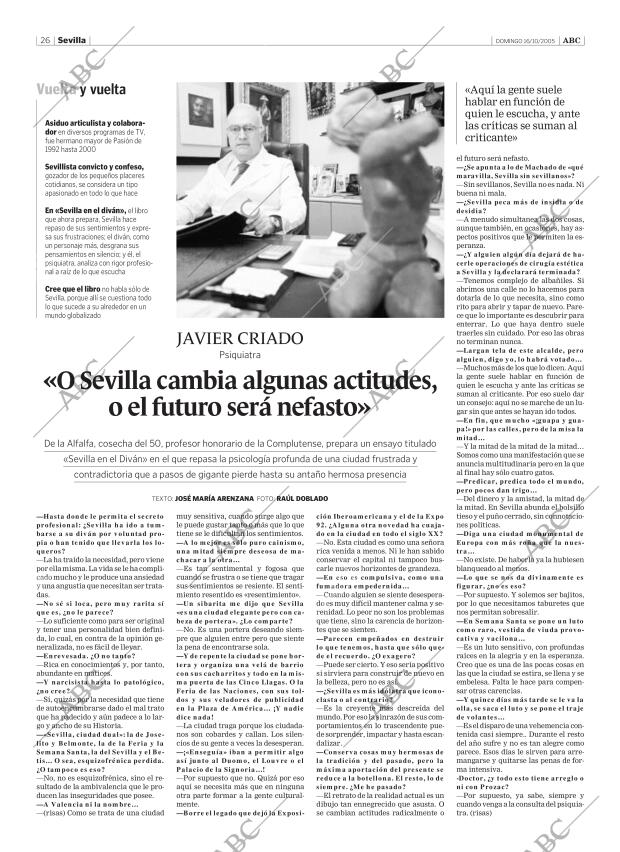 ABC SEVILLA 16-10-2005 página 26