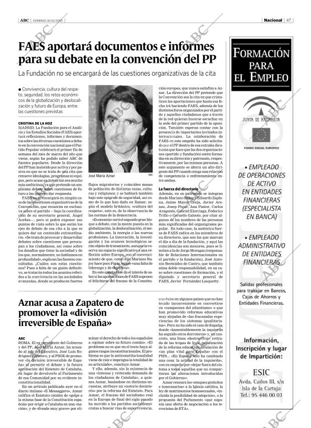 ABC SEVILLA 16-10-2005 página 47