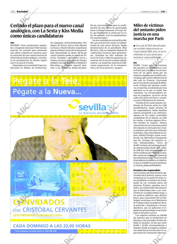 ABC SEVILLA 16-10-2005 página 60