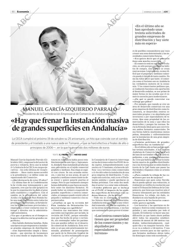 ABC SEVILLA 16-10-2005 página 90