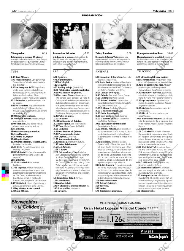 ABC MADRID 17-10-2005 página 107