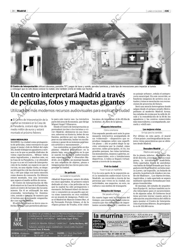 ABC MADRID 17-10-2005 página 38