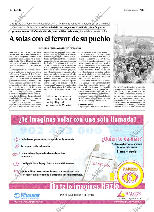 ABC SEVILLA 17-10-2005 página 18