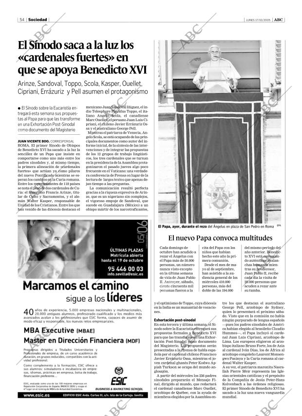 ABC SEVILLA 17-10-2005 página 54