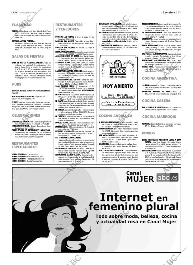 ABC SEVILLA 17-10-2005 página 63