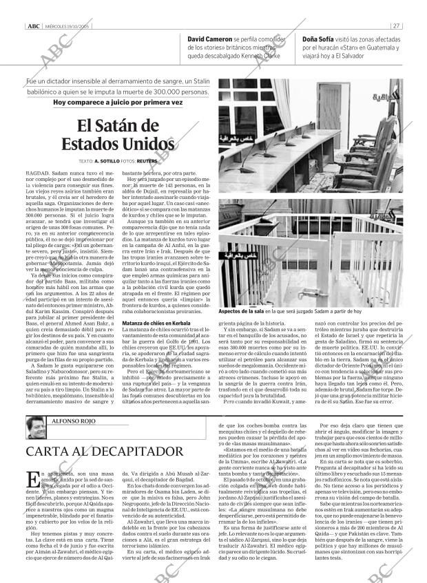 ABC MADRID 19-10-2005 página 27