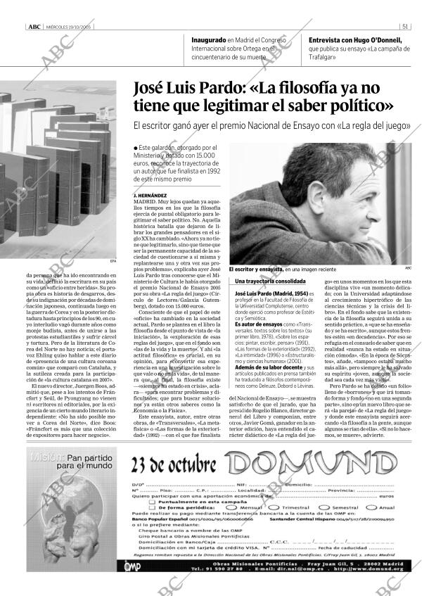 ABC MADRID 19-10-2005 página 51