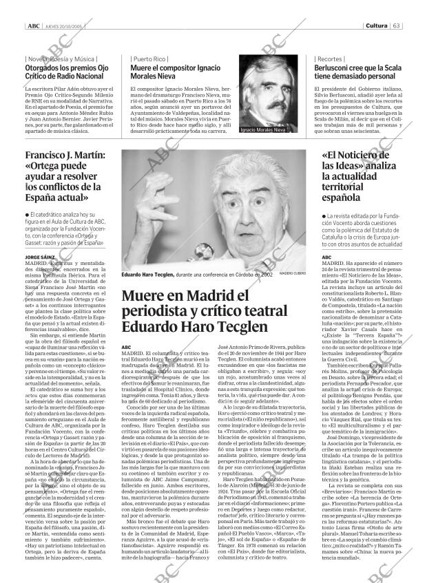 ABC MADRID 20-10-2005 página 63
