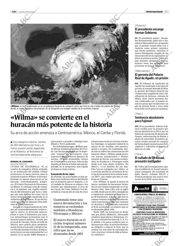 ABC SEVILLA 20-10-2005 página 53