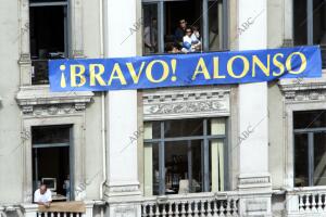 Oviedo-Asturias-homenaje de la ciudad A Fernando Alonso