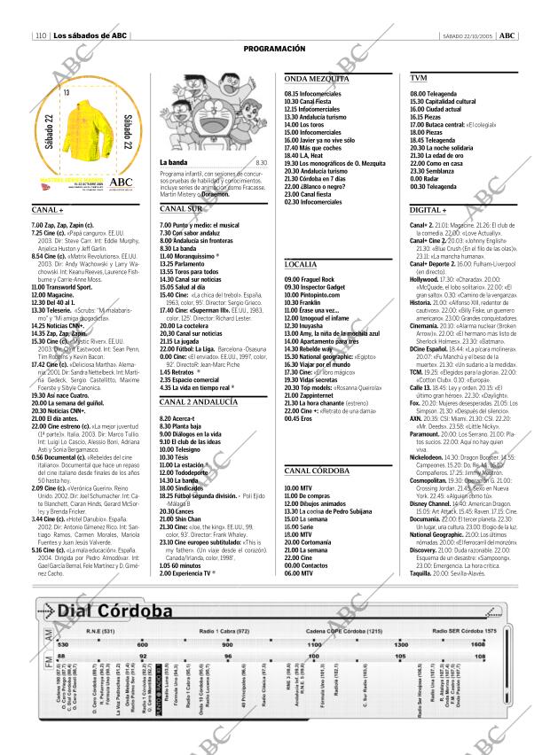 ABC CORDOBA 22-10-2005 página 110