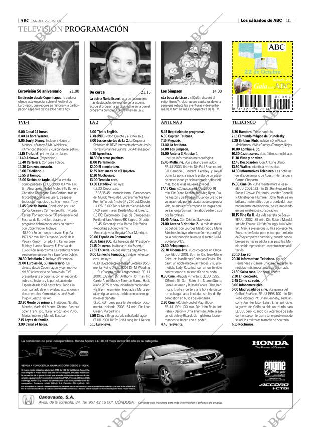 ABC CORDOBA 22-10-2005 página 111
