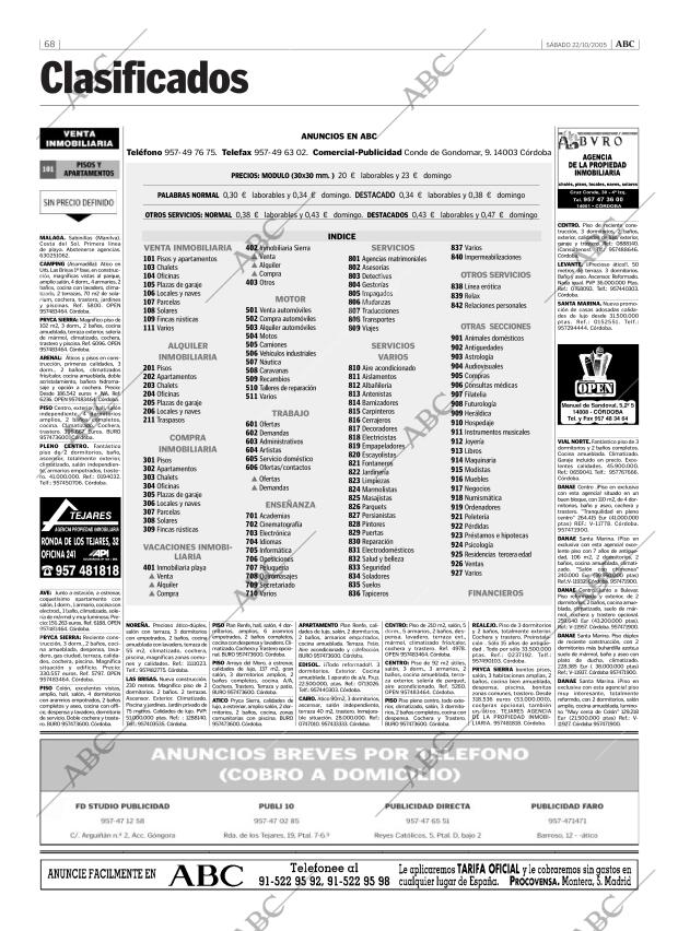 ABC CORDOBA 22-10-2005 página 68