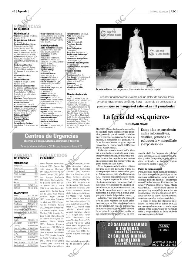 ABC MADRID 22-10-2005 página 42