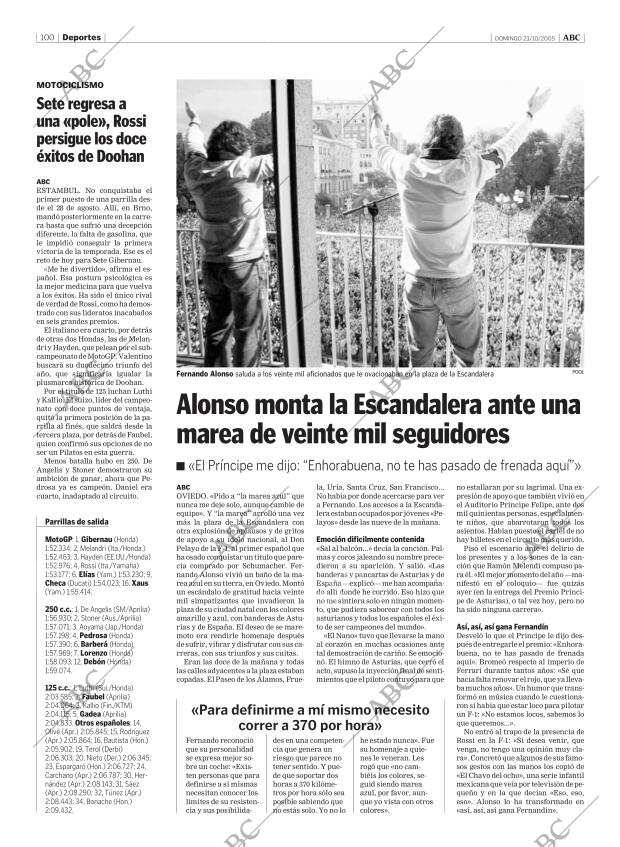 ABC MADRID 23-10-2005 página 100