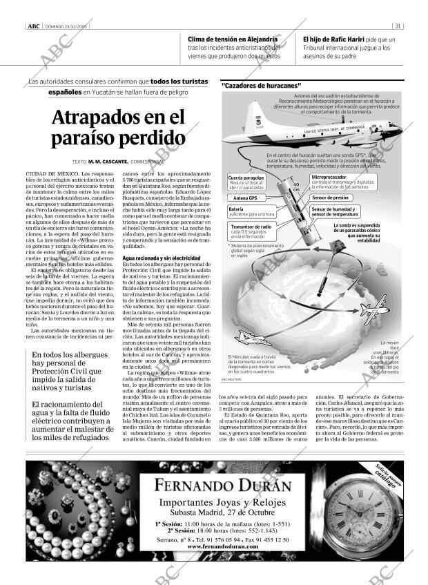 ABC MADRID 23-10-2005 página 31