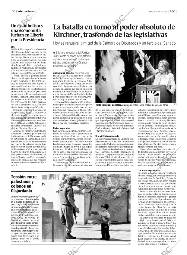 ABC MADRID 23-10-2005 página 38