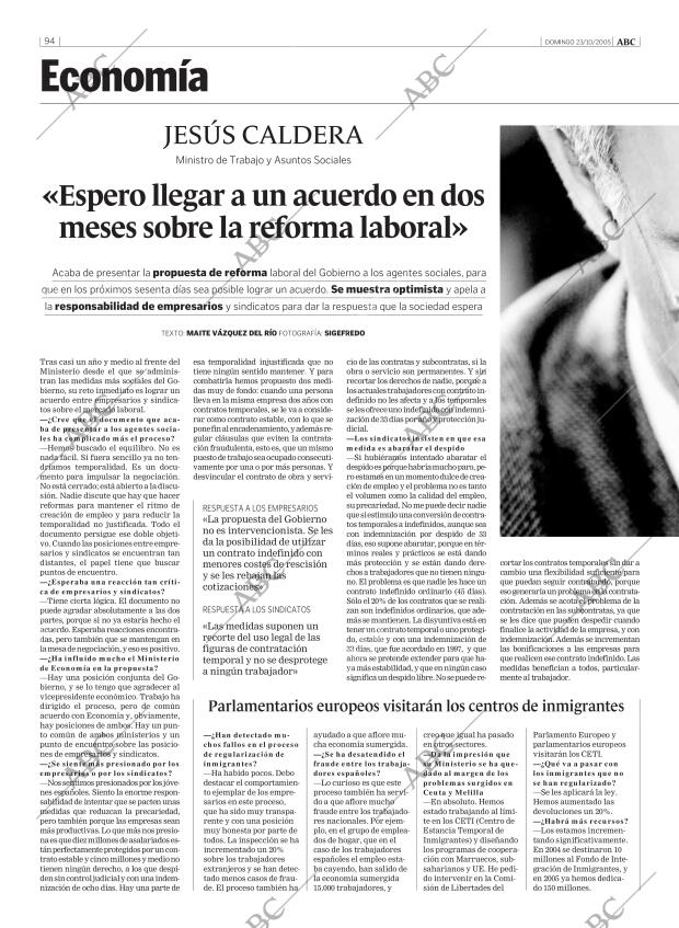 ABC MADRID 23-10-2005 página 94