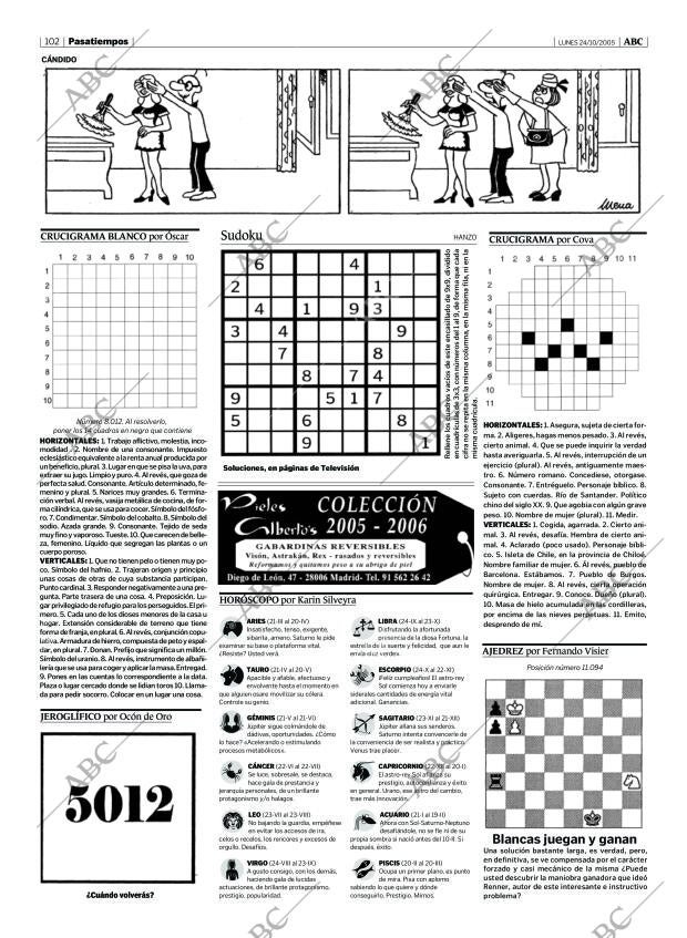 ABC MADRID 24-10-2005 página 102