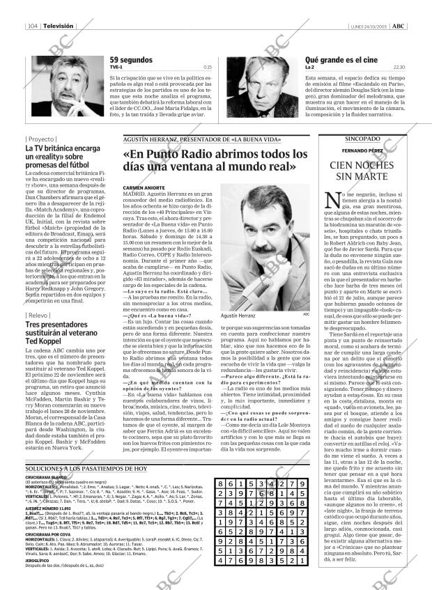 ABC MADRID 24-10-2005 página 104
