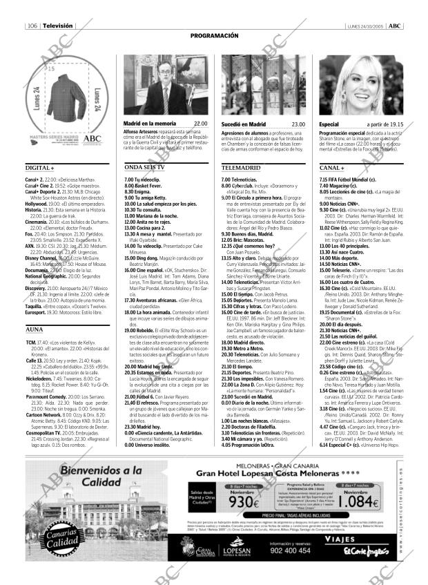 ABC MADRID 24-10-2005 página 106