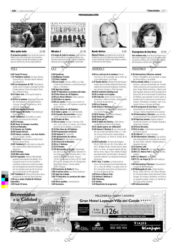 ABC MADRID 24-10-2005 página 107