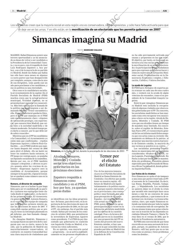 ABC MADRID 24-10-2005 página 36