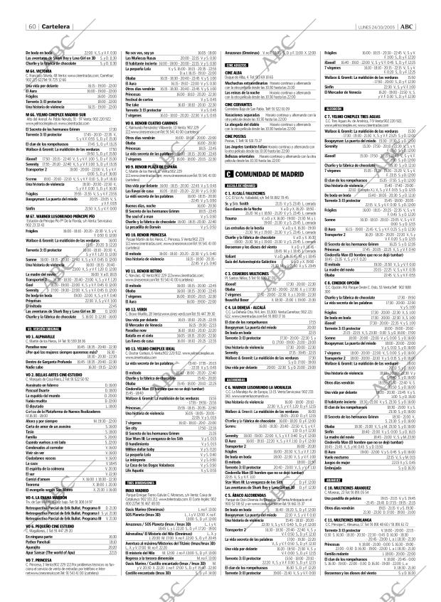 ABC MADRID 24-10-2005 página 60