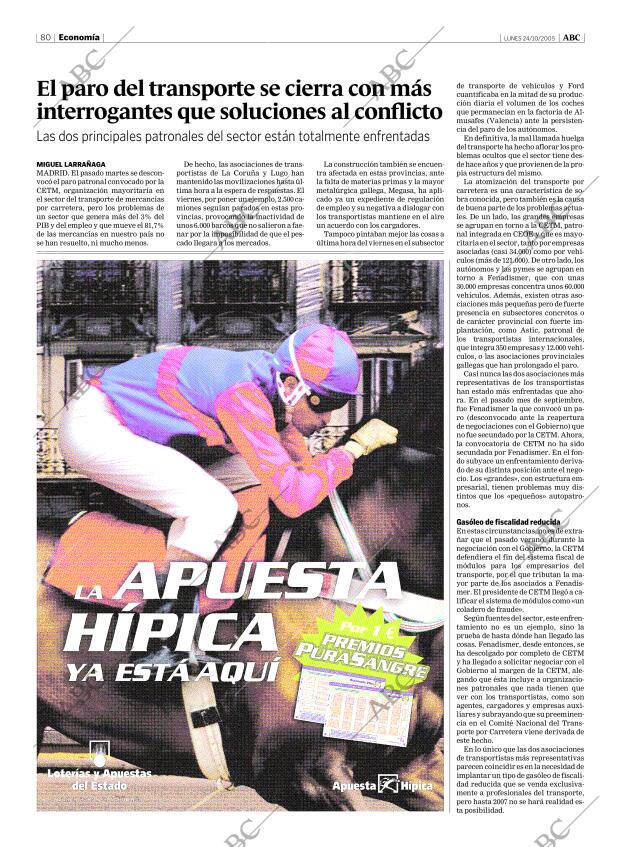 ABC MADRID 24-10-2005 página 80
