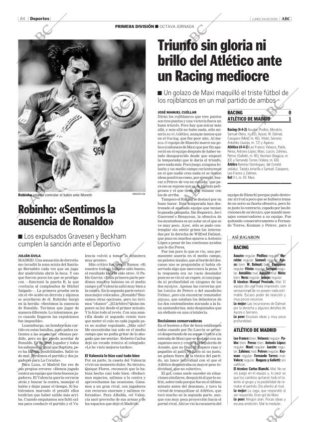 ABC MADRID 24-10-2005 página 84