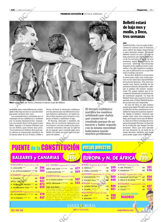 ABC MADRID 24-10-2005 página 85