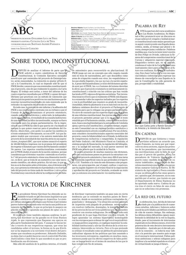 ABC MADRID 25-10-2005 página 4