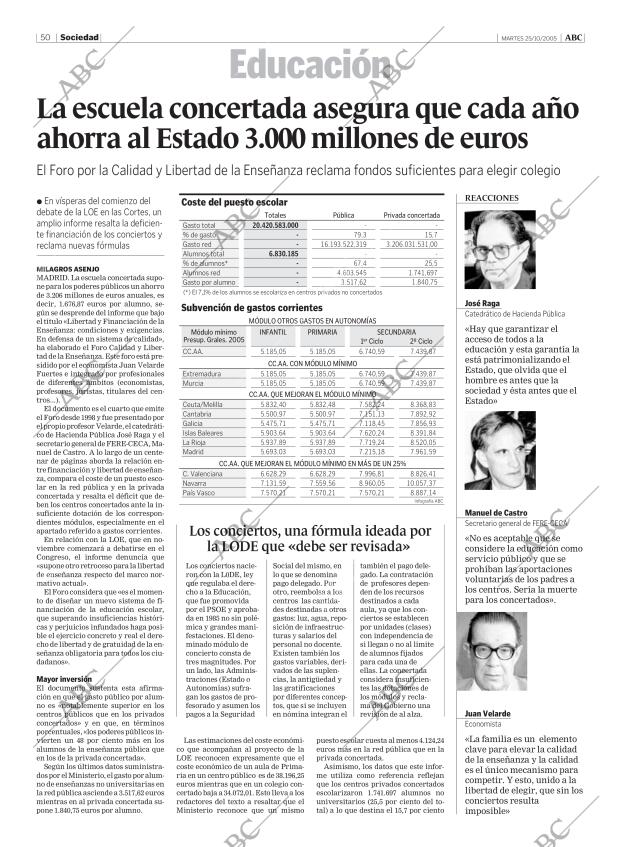 ABC MADRID 25-10-2005 página 50