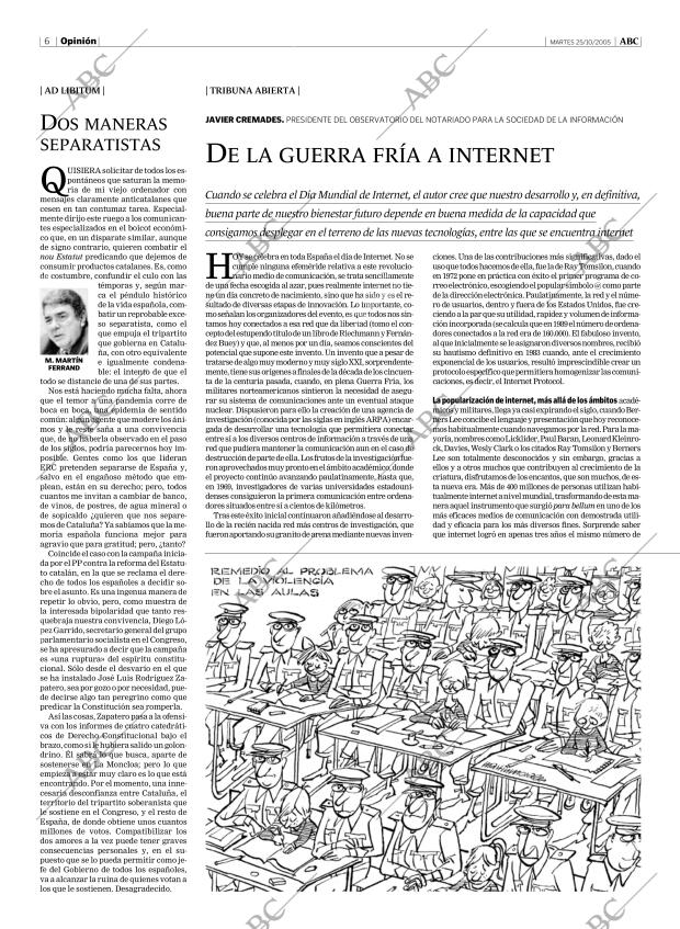 ABC MADRID 25-10-2005 página 6