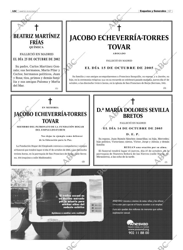 ABC MADRID 25-10-2005 página 67