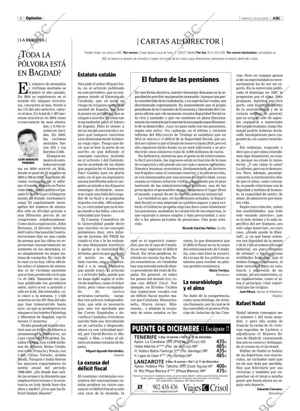 ABC MADRID 25-10-2005 página 8
